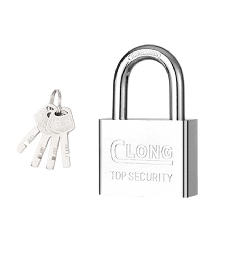 Zcooooool Padlock Reinforced Alloy Steel Pad Locks with Four